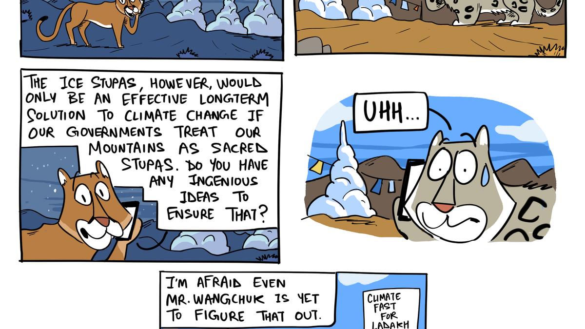 Green Humour by Rohan Chakravarty on Chile adopting the Himalayan ice stupa technique to save the Andean glaciers